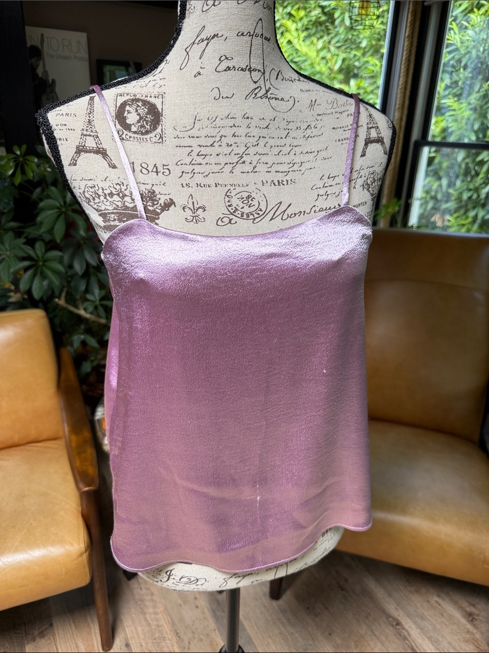 Joie Lavender Silk Cami Top